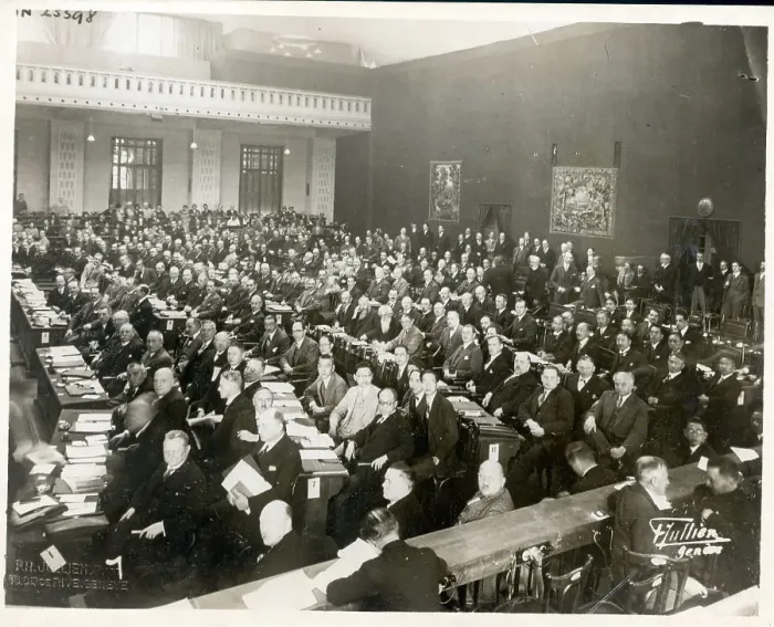 Framed Print : General View of Delegates at Conference Framed Print : General View of Delegates at Conference