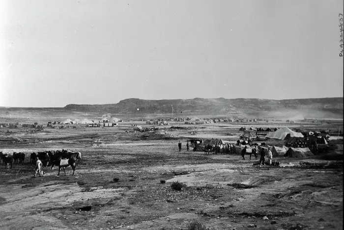 Framed Print : General View of Italian War Camp Framed Print : General View of Italian War Camp
