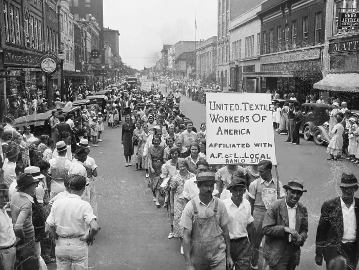 Framed Print : General View Of Labor Day Parade Framed Print : General View Of Labor Day Parade