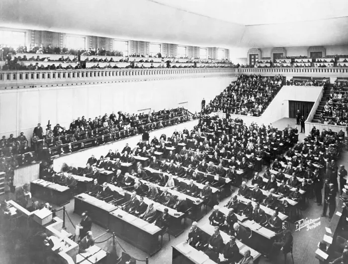 Framed Print : General View of League of Nations Framed Print : General View of League of Nations
