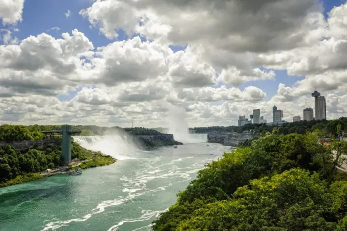 Framed Print : A general view of Niagara Falls area Framed Print : A general view of Niagara Falls area