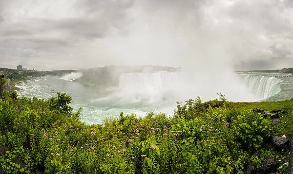 A general view of Niagara Falls area