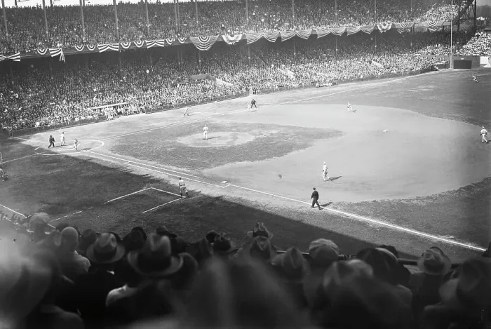 Framed Print : General View Of World Series Game Framed Print : General View Of World Series Game