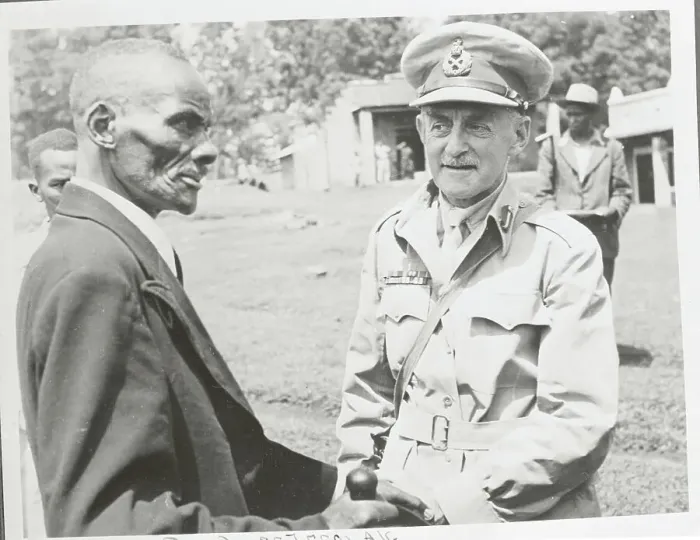 Framed Print : General W. R. N. Hinde of Kenya Greeting James Samuel Githa Framed Print : General W. R. N. Hinde of Kenya Greeting James Samuel Githa