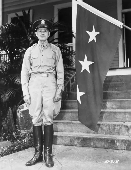 Framed Print : General Walter C. Short Posing Outdoors in Uniform Framed Print : General Walter C. Short Posing Outdoors in Uniform