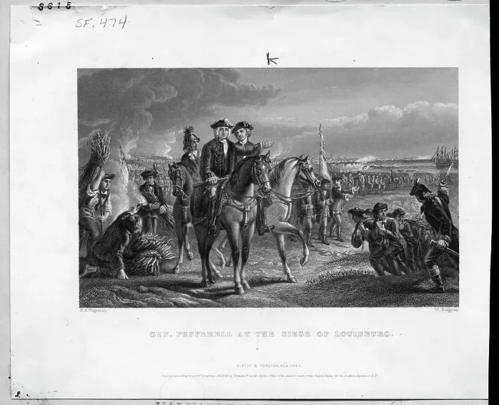 Framed Print : General William Pepperall At Louisburg Framed Print : General William Pepperall At Louisburg