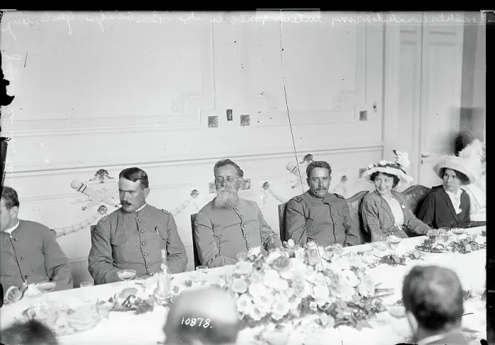Framed Print : Three Generals, A Daughter At Right Framed Print : Three Generals, A Daughter At Right