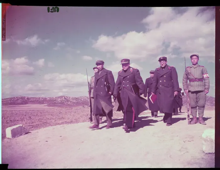 Framed Print : Generals Leaving after Korean War Truce Talks Framed Print : Generals Leaving after Korean War Truce Talks