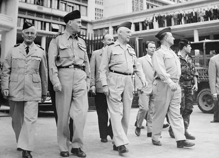 Framed Print : Four Generals Who Attempted Coup in Algeria Framed Print : Four Generals Who Attempted Coup in Algeria