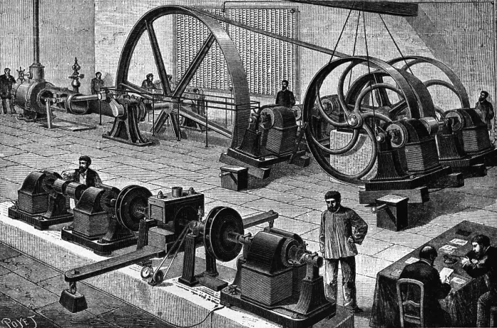 Framed Print : Generators And Workers Power Station Framed Print : Generators And Workers Power Station