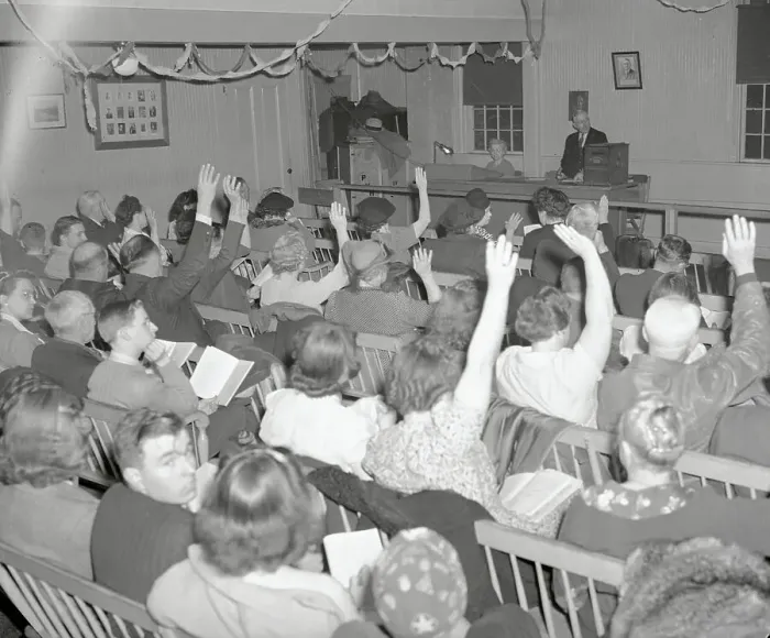 Framed Print : Genuine Town Hall Meeting on Global Peace Framed Print : Genuine Town Hall Meeting on Global Peace