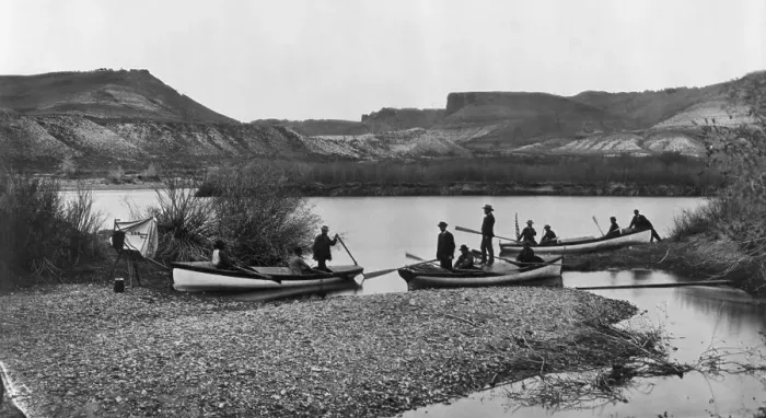 Framed Print : US Geological Survey Team