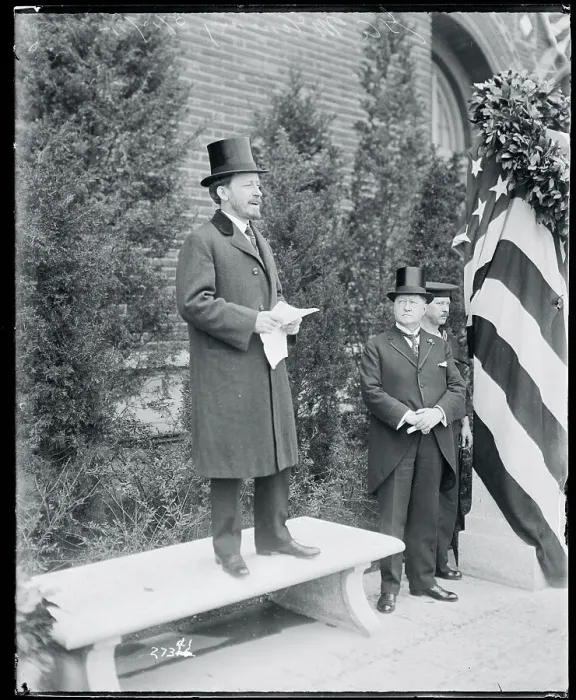 Framed Print : George A. McAneny Delivering an Address Framed Print : George A. McAneny Delivering an Address