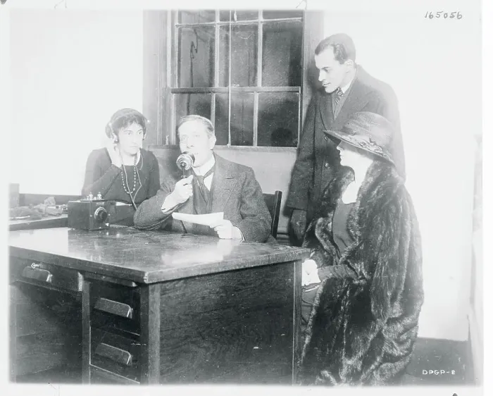 Framed Print : George Arliss Discussing Censorship Framed Print : George Arliss Discussing Censorship
