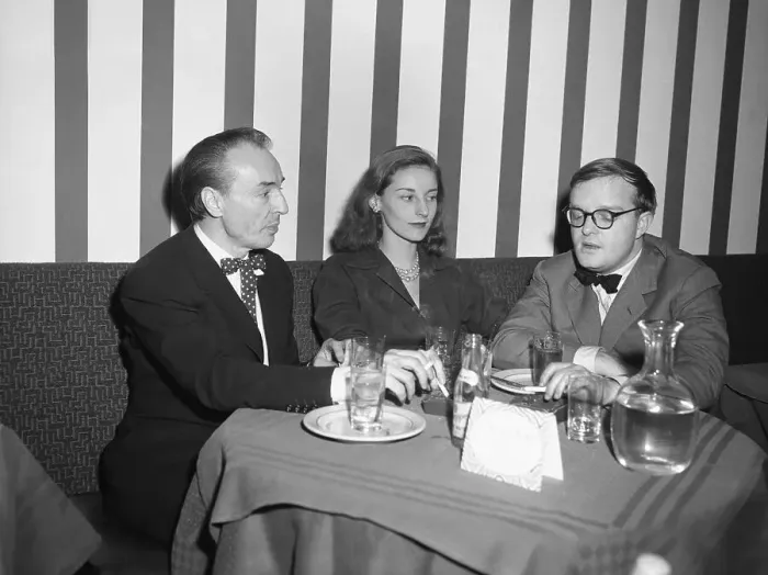 Framed Print : George Balanchine, Tanaquil LeClercq, and Truman Capote Framed Print : George Balanchine, Tanaquil LeClercq, and Truman Capote