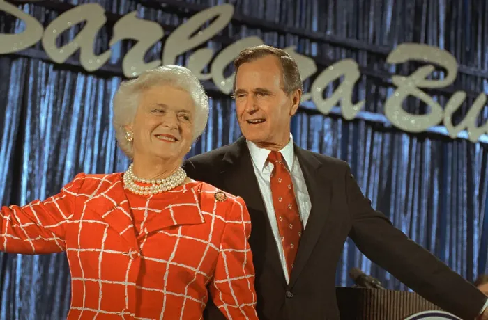 Framed Print : George and Barbara Bush Framed Print : George and Barbara Bush