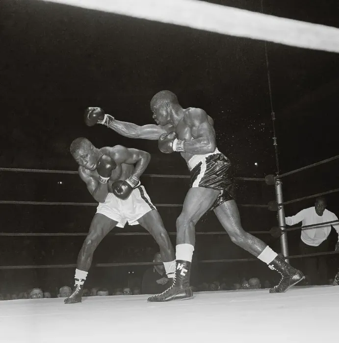 Framed Print : George Benton and Rubin Carter Boxing Framed Print : George Benton and Rubin Carter Boxing
