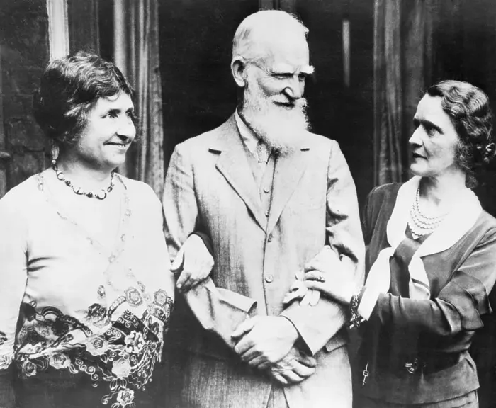 Framed Print : George Bernard Shaw and Friends Framed Print : George Bernard Shaw and Friends