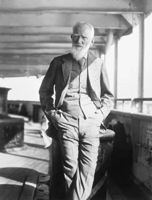 Framed Print : George Bernard Shaw Strolling Framed Print : George Bernard Shaw Strolling