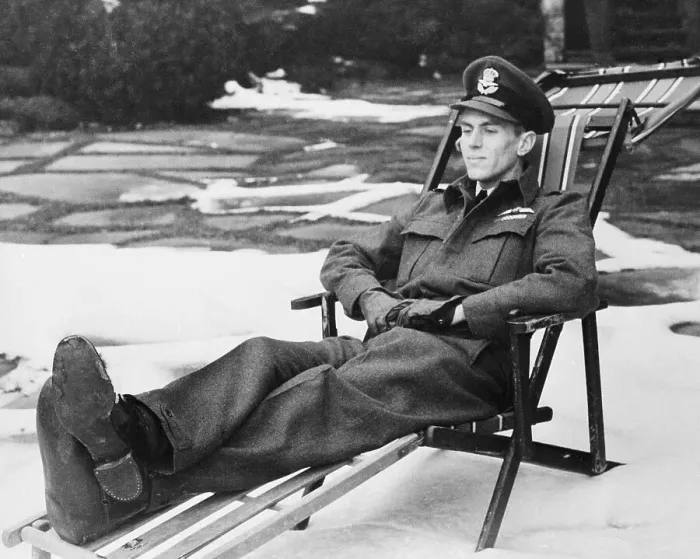Framed Print : George Buerling Resting on Lounging Chair Framed Print : George Buerling Resting on Lounging Chair
