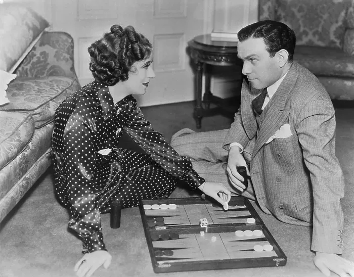 Framed Print : George Burns and Gracie Allen Playing Backgammon Framed Print : George Burns and Gracie Allen Playing Backgammon