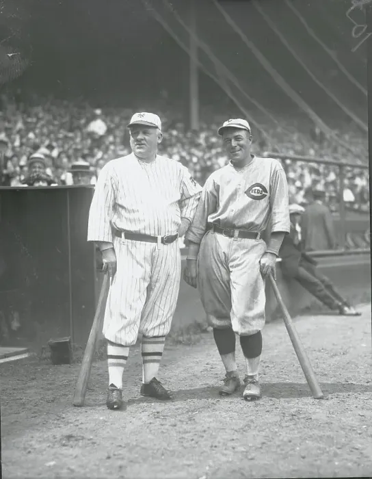 Framed Print : George Burns with John McGraw Framed Print : George Burns with John McGraw