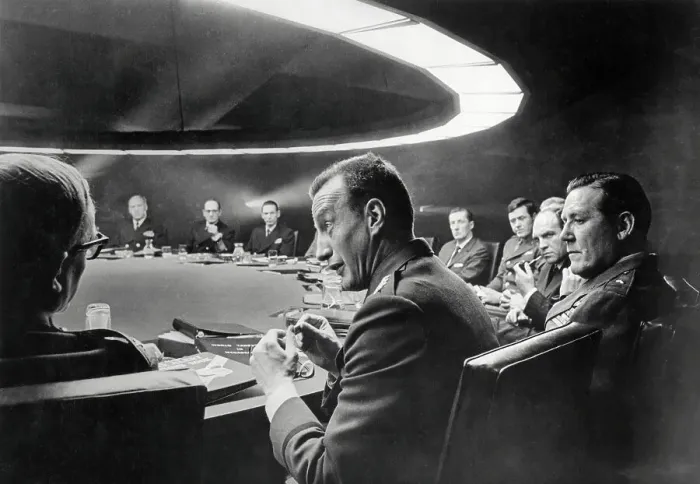 Framed Print : George C. Scott in Kubrick's Dr.Strangelove'1964 Framed Print : George C. Scott in Kubrick's Dr.Strangelove'1964