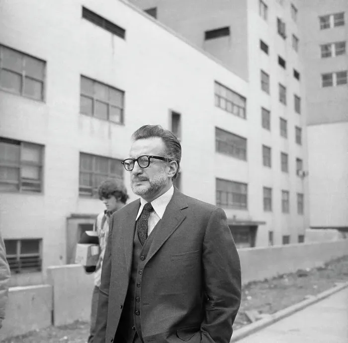 Framed Print : George C. Scott Walking in City Street Framed Print : George C. Scott Walking in City Street
