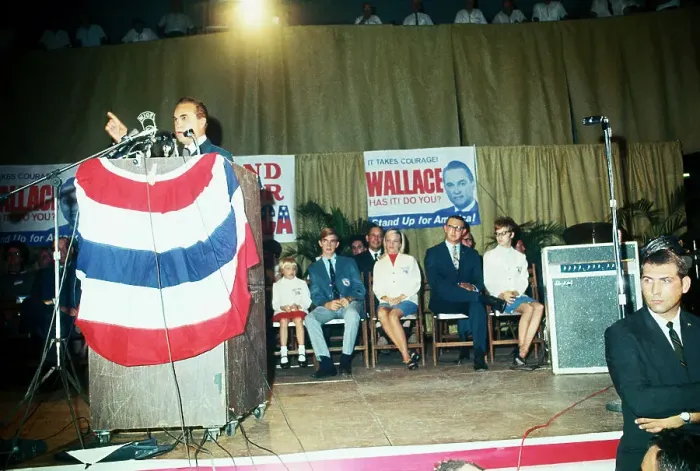 Framed Print : George C. Wallace Speaking at Podium Framed Print : George C. Wallace Speaking at Podium