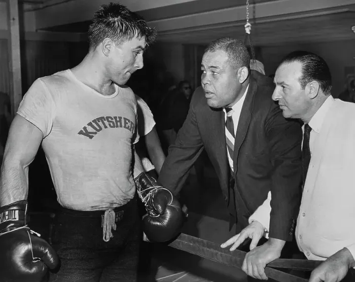 Framed Print : George Chuvalo And Joe Louis Framed Print : George Chuvalo And Joe Louis