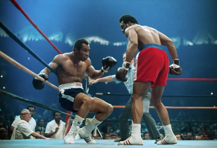 Framed Print : George Foreman and Ken Norton Boxing Framed Print : George Foreman and Ken Norton Boxing