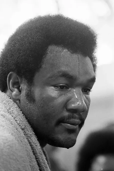 Framed Print : George Foreman Sweaty After Workout