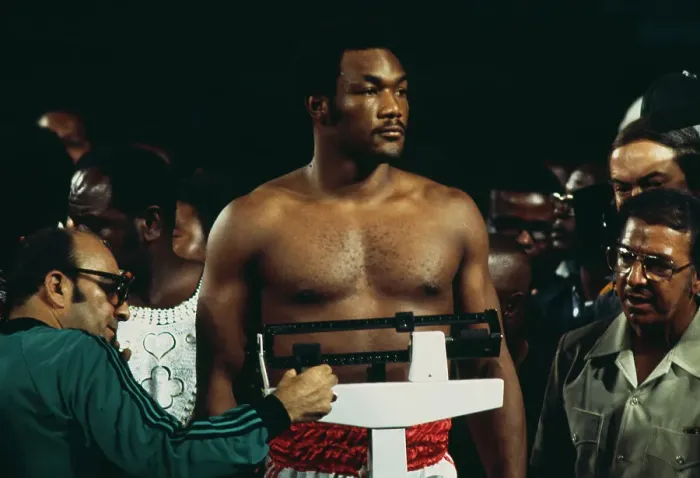 Framed Print : George Foreman In Zaire Framed Print : George Foreman In Zaire