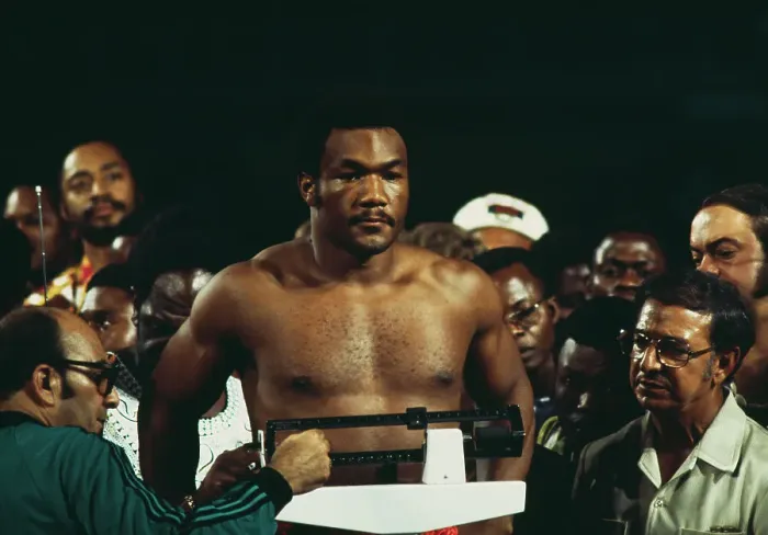 Framed Print : George Foreman In Zaire Framed Print : George Foreman In Zaire
