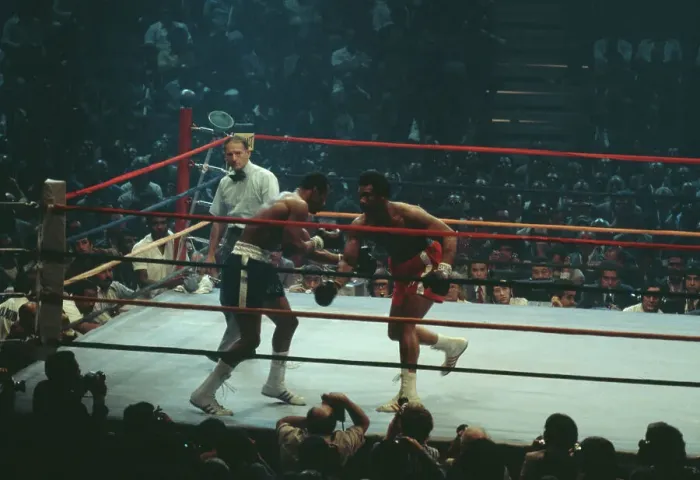 Framed Print : George Forman Vs Ken Norton Framed Print : George Forman Vs Ken Norton