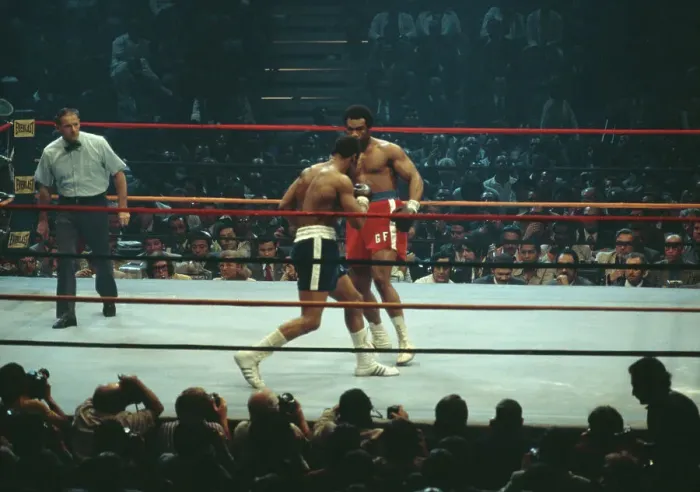 Framed Print : George Forman Vs Ken Norton Framed Print : George Forman Vs Ken Norton