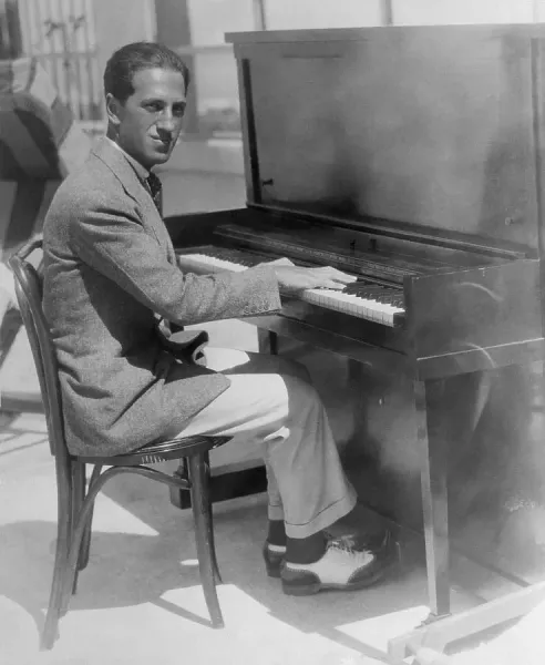 George Gershwin at Miami Beach Piano Print. Art Prints, Posters