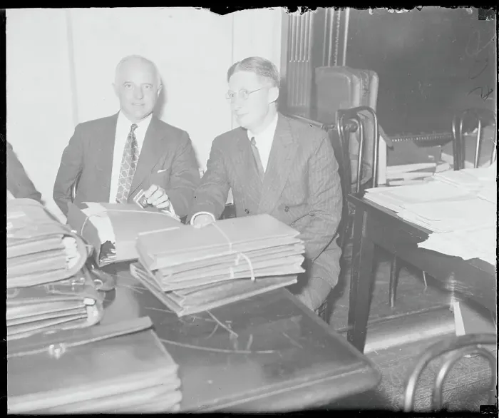 Framed Print : George H. Howard with Randall Le Boeuf, Jr Framed Print : George H. Howard with Randall Le Boeuf, Jr
