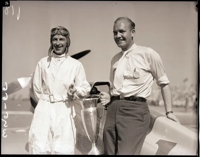 Framed Print : George Hague and C.F. McGrew with Trophy Cup Framed Print : George Hague and C.F. McGrew with Trophy Cup
