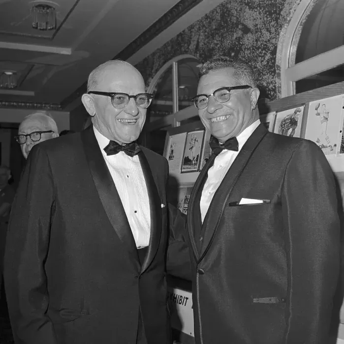 Framed Print : George Halas and Vince Lombardi Framed Print : George Halas and Vince Lombardi