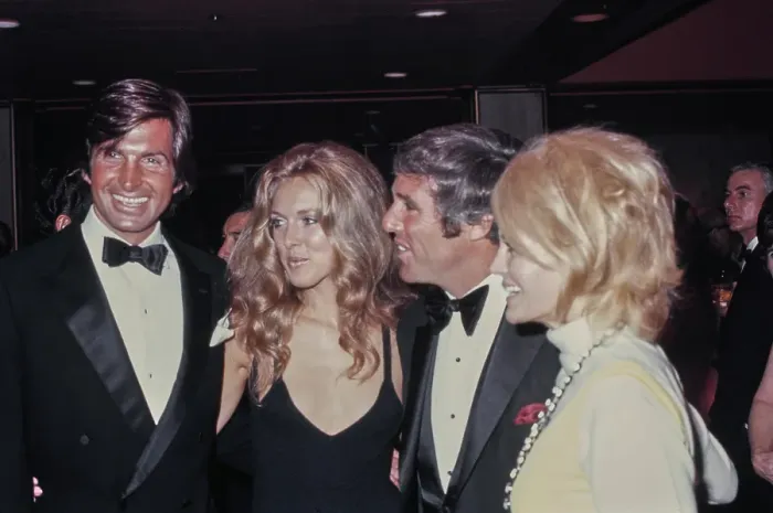 Framed Print : George Hamilton, Alana Collins, Burt Bacharach & Angie Dickinson Framed Print : George Hamilton, Alana Collins, Burt Bacharach & Angie Dickinson