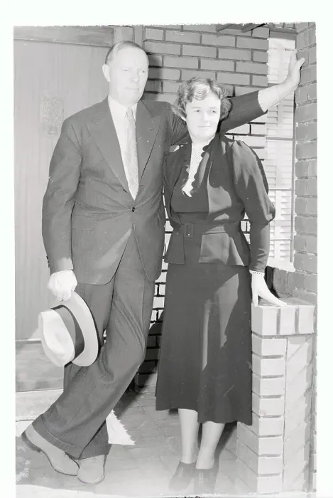 Framed Print : George Hart Posing with His New wife Marcia Farrell Keresey Framed Print : George Hart Posing with His New wife Marcia Farrell Keresey