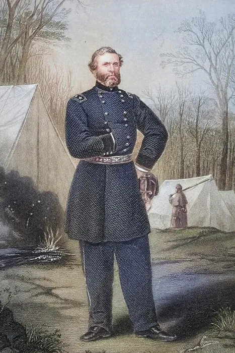Framed Print : George Henry Thomas (born 31 July 1816 in Newsoms, Virginia, USA, died 28 March 1870 in San Francisco, California) was a professional soldier and Major General in the US Army Framed Print : George Henry Thomas (born 31 July 1816 in Newsoms, Virginia, USA, died 28 March 1870 in San Francisco, California) was a professional soldier and Major General in the US Army
