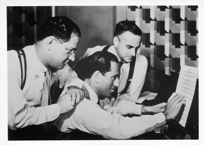 Framed Print : George And Ira Gershwin Framed Print : George And Ira Gershwin