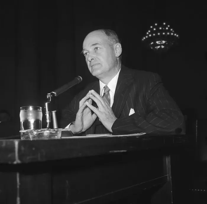 Framed Print : George Kennan Testifying Before Congress Framed Print : George Kennan Testifying Before Congress