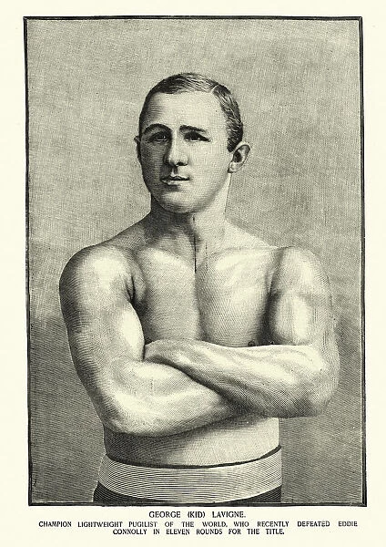 George Kid Lavigne, Victorian boxer, World Lightweight champion, 19th Century