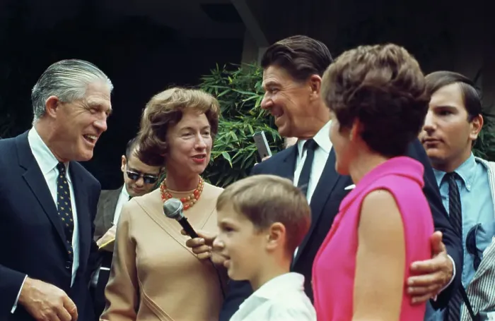 Framed Print : George And Lenore Romney, Ronald And Nancy Reagan Framed Print : George And Lenore Romney, Ronald And Nancy Reagan