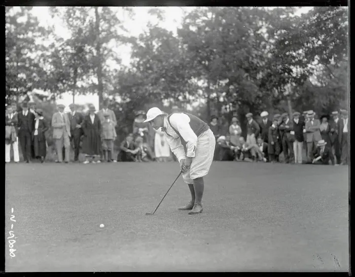 Framed Print : George Lyon Hitting Golf Ball Framed Print : George Lyon Hitting Golf Ball