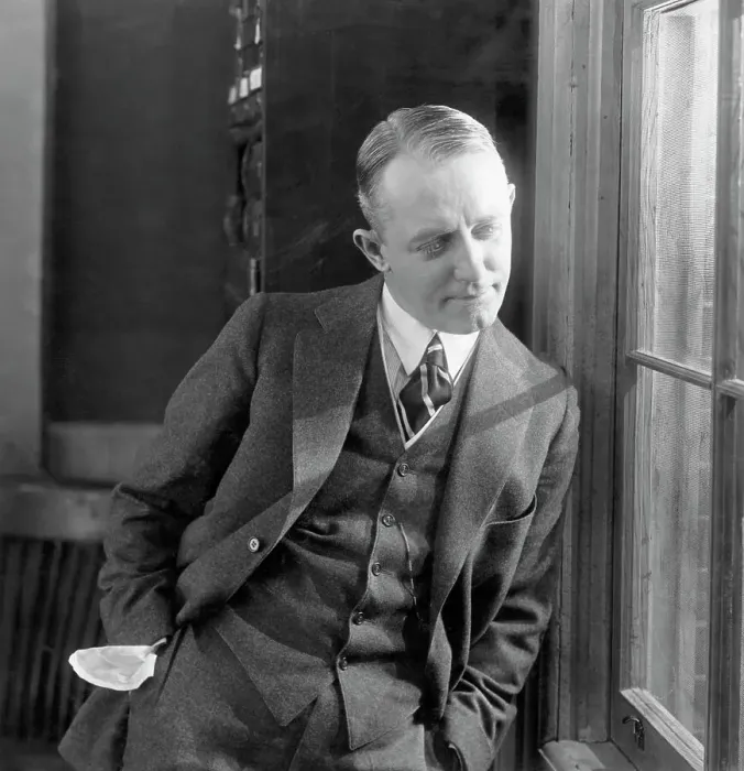 Framed Print : George M Cohan Leaning Against Window