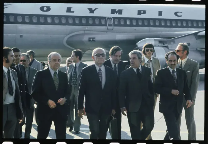 Framed Print : George Mavros Arriving at the Airport Framed Print : George Mavros Arriving at the Airport
